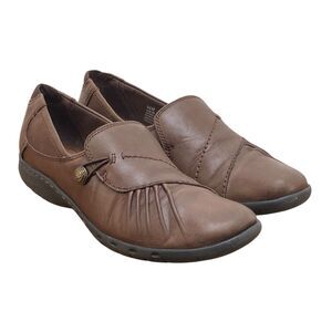 Cobb Hill Women’s Sz 9.5 M Brown Leather Loafer Flats (HF37)